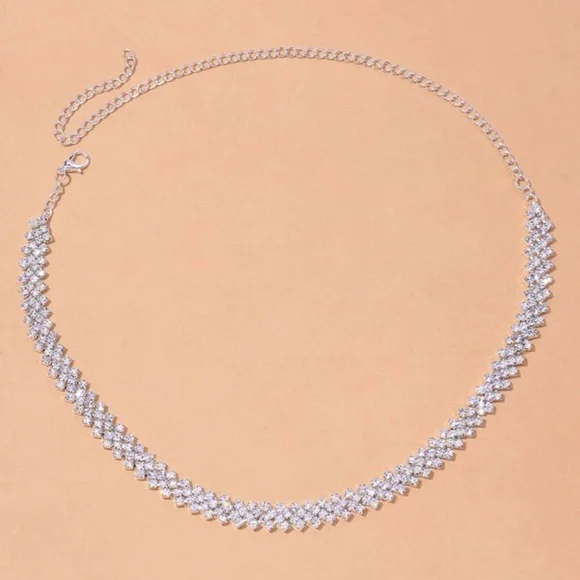 Silver Radiant Elegance Necklace - Picture 2 of 4